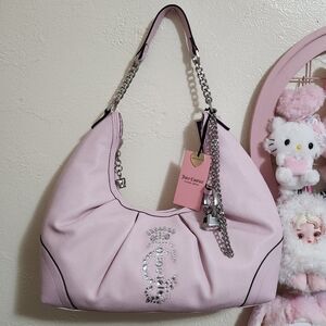 Juicy Couture Crown Hobo Bag Pink